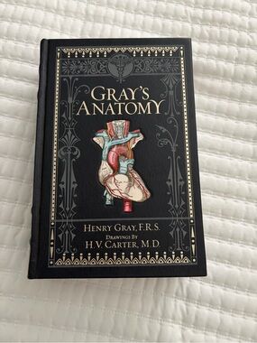Grey's Anatomy Black Hardcover silver color page edges
